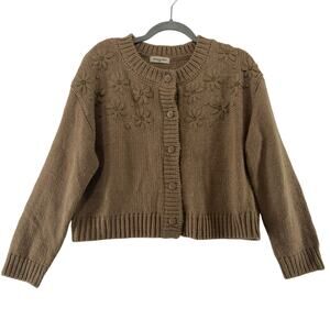 Samansa Mos2 Cardigan Sweater Size Small